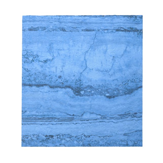 Bloc-note Motif en granit bleu, marbre bleu, pierre bleue (Devant)