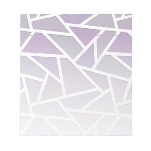 Bloc-note Motif en mosaïque de lavande