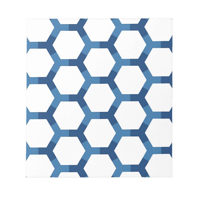 Bloc-note Motif géométrique hexagonal moderne (Devant)