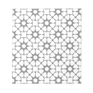Bloc-note Motif géométrique islamique arabe Design mignon