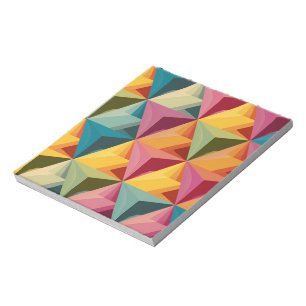 Bloc-note Motif géométrique triangulaire gras