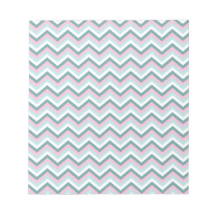 Bloc-note Motif Ocean Mist Chevron