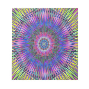 Bloc-note Motif oeil taureaux Abstrait