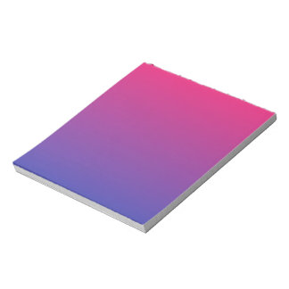 Bloc-note Motif ombré rose et violet