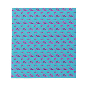 Bloc-note Motif Peacock et Magenta Paisley