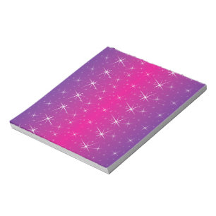 Bloc-note Motif rose étoile