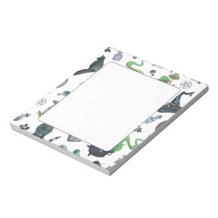 Bloc-note Motif sorcière éffrayant
