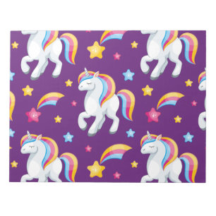 Bloc-note Motif Unicorn Magique Cheval mignon