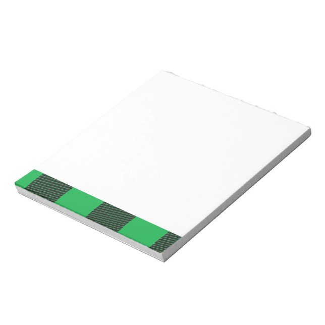 Bloc-note Motif vert (Tourné)
