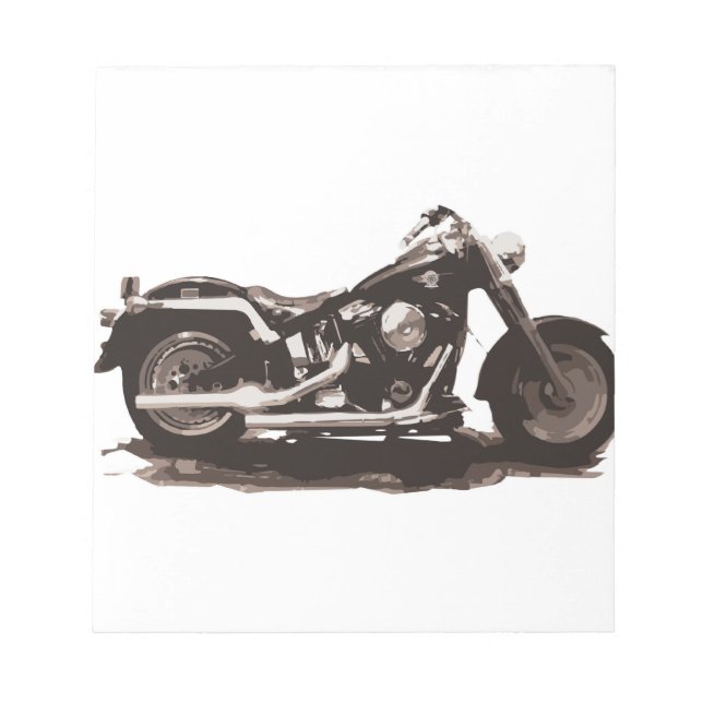 Bloc-note Moto Classic Fat Boy (Devant)