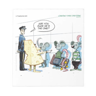 Bloc-note Mouse Crimes by Rick London Funny