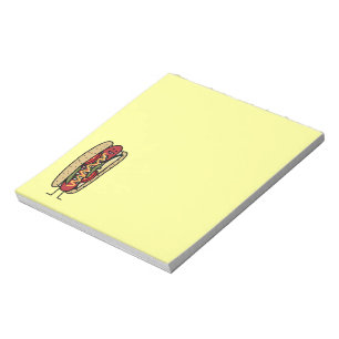 Bloc-note Moutarde rouge chaude de petit pain de pavot de
