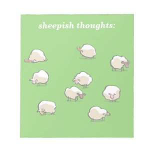 Bloc-note moutons