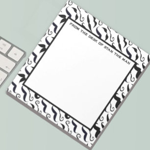 Bloc-note Mr. Hipster Mustache Vintage Retro