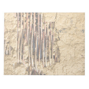 Bloc-note Mud and wattle wall