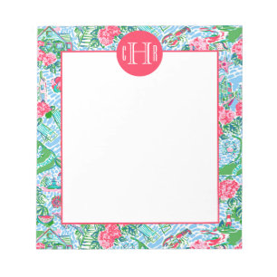 Bloc-note Nantucket Preppy Palm Beach Imprimer Monogramme