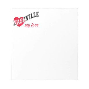 Bloc-note Nashville mon amour