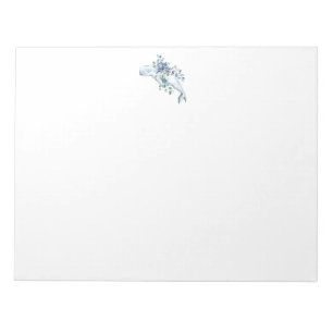 Bloc-note Nautical Ocean Whale Starfish Stationary Paper