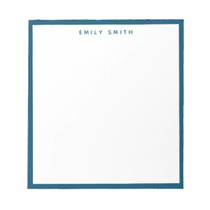 Bloc-note Navy Blue Simple Modern