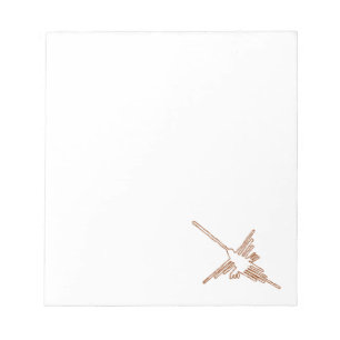 Bloc-note Nazca Lines Hummingbird - Croquis personnalisé