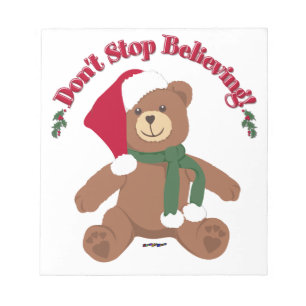 Bloc-note Ne cessez pas de croire ! L'ours de Noël
