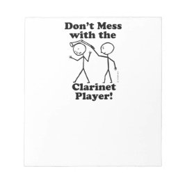 Bloc-note Ne vous mêlez pas du lecteur Clarinet