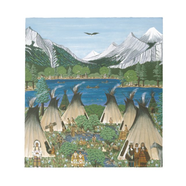 Bloc-note Nez Perce ~ Lac Wallowa (Devant)