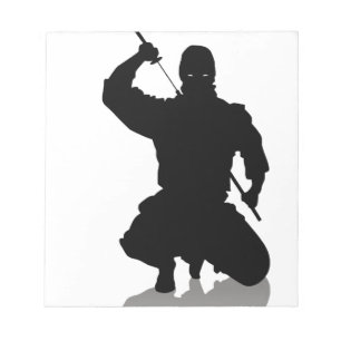 Bloc-note Ninja avec épée