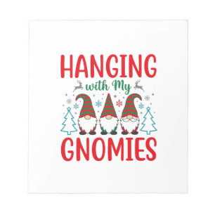 Bloc-note Noël avec mes gnomes Gnome de Noël