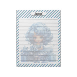 Bloc-note Noël bleu Cutie