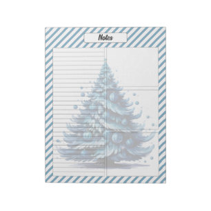 Bloc-note Noël bleu Cutie
