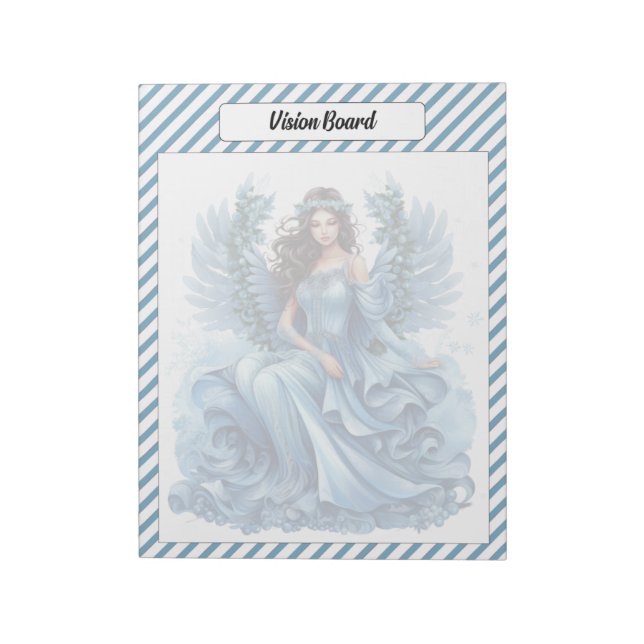 Bloc-note Noël bleu Cutie (Tourné)