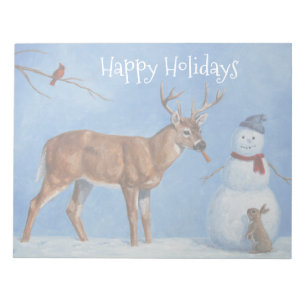Bloc-note Noël des Deers et des Snowman