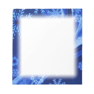 Bloc-note Noël des Flèches de neige en hiver