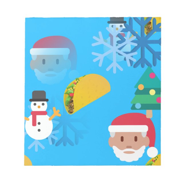 Bloc-note noël taco emoji (Devant)
