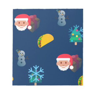 Bloc-note noël taco emoji