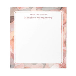 Bloc-note Nom personnalisable Aquarelle Retro 60