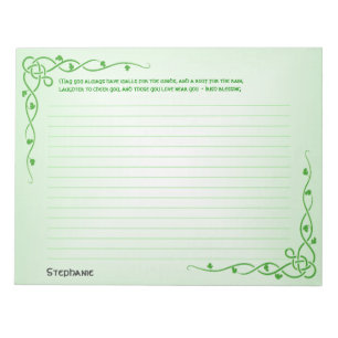 Bloc-note Nom: Saint Patrick, Bienheureux Irlandais (#3), Tr
