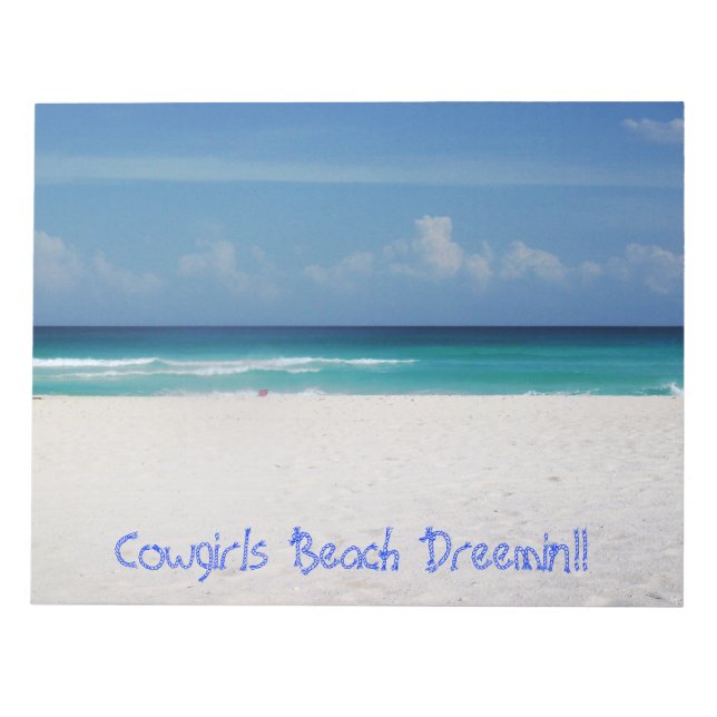 Bloc-note Note pad Cowgirls Beach Dreemin! ! (Devant)