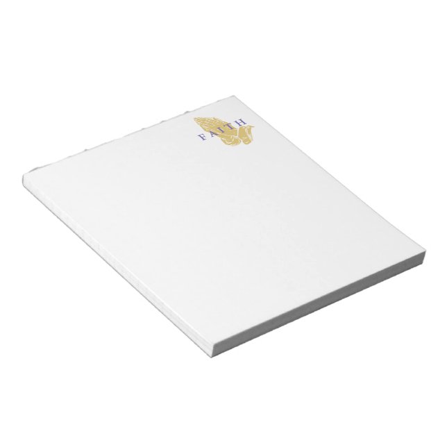 Bloc-note Notepad-Mains de la foi en la prière (Incliné)