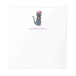 Bloc-note Notepads Noël Chat Noir