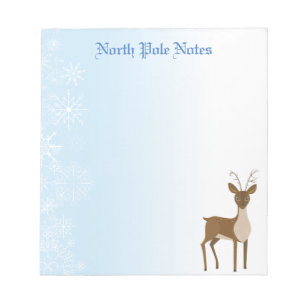 Bloc-note Notepads Noël Reindee