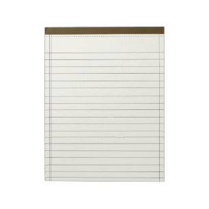 Bloc-note Notes couleur crème