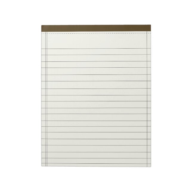Bloc-note Notes couleur crème (Tourné)
