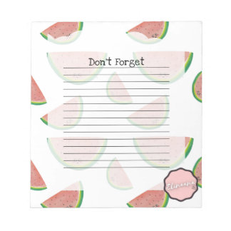 Bloc-note N'oubliez pas, Kawaii Watermelon