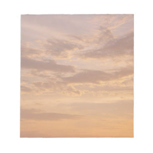 Bloc-note Nuages de coucher de soleil II Pastel Nature Abstr