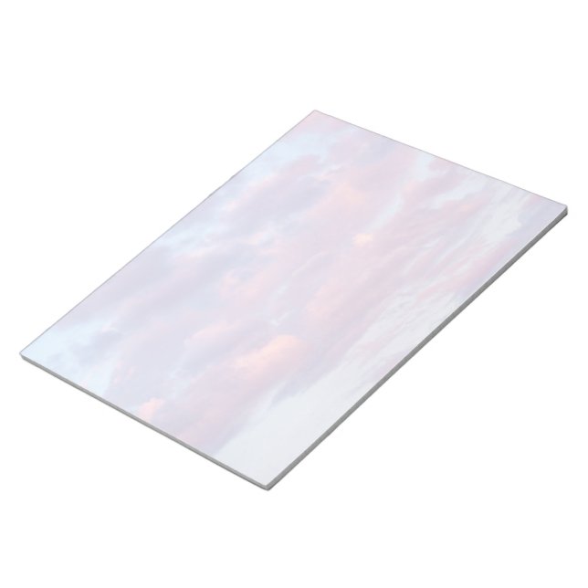 Bloc-note Nuages roses et violets (Incliné)