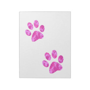 Bloc-note Nuances de pattes roses