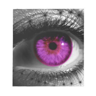 Bloc-note Oeil étoilé pourpre