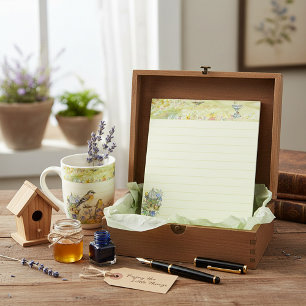 Bloc-note Oiseaux dans le jardin